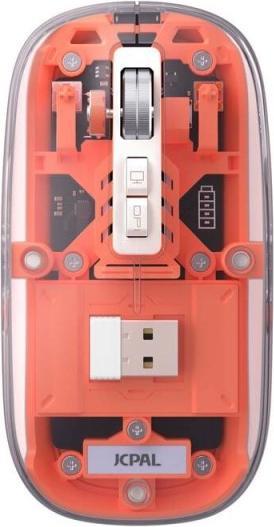 Productafbeelding JCPAL Ctrl Pro Draadloze Optische Muis - Oranje (Draadloze)