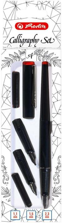 Produktbild Herlitz Kalligrafie-Set (Schwarz, 5 x)