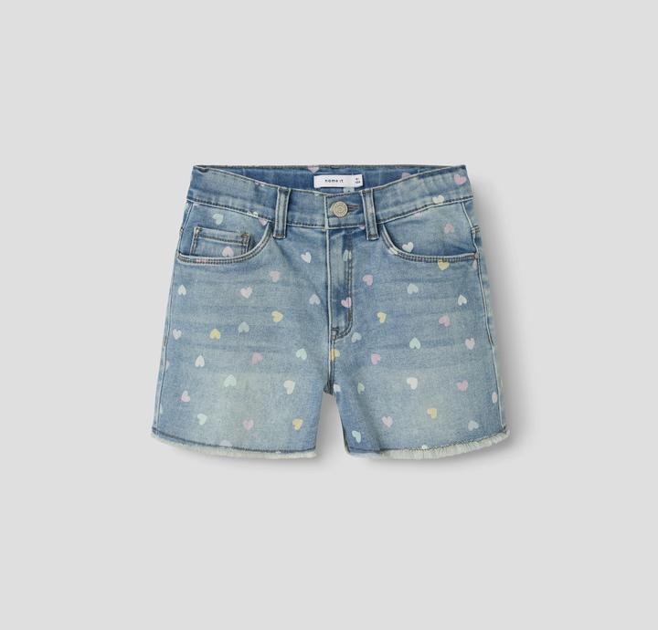 Immagine prodotto Name it Pantaloncini in denim con vestibilità mamma (158)