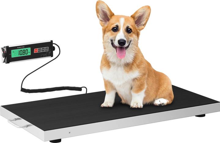Produktbild Steinberg Bodenwaage Tierwaage Industriewaage Schwerlastwaage 150 kg LCD 95 x 50 cm