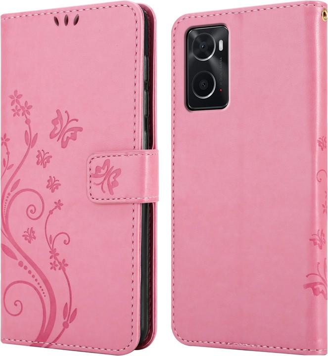 Immagine prodotto Cadorabo Custodia a libro floreale per Oppo A36 / A76 / A96 4G / K10 4G / Realme 9i (Realme 9i, Oppo A76, Oppo A36, Samsung Galaxy S10)