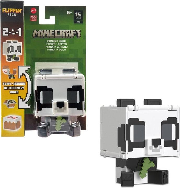 Produktbild Minecraft Flippin' Figure Panda + Cake
