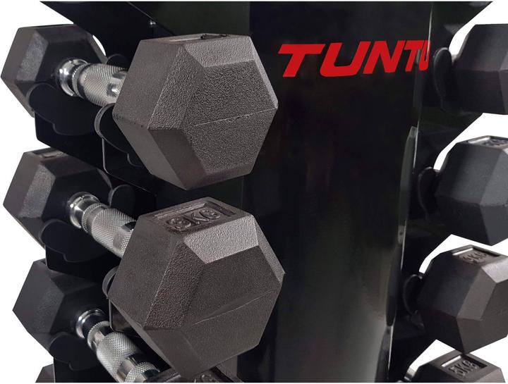 Produktbild Tunturi Turm Ständer für Chrom und Hexa Kurzhanteln