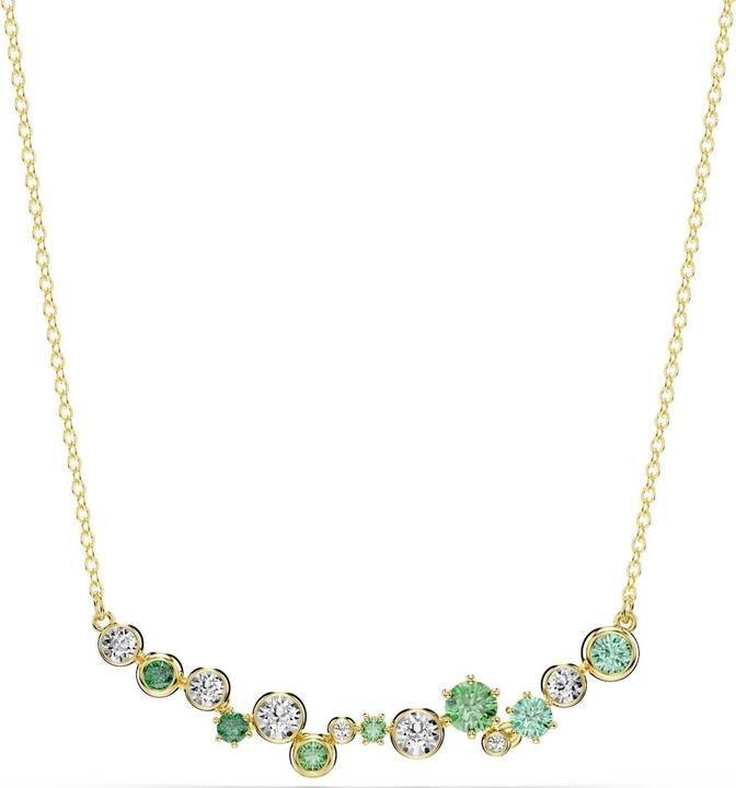 Produktbild Swarovski Constella Halskette Verschiedene Schliffe Grün Goldlegierungsschicht (Swarovski Metall)