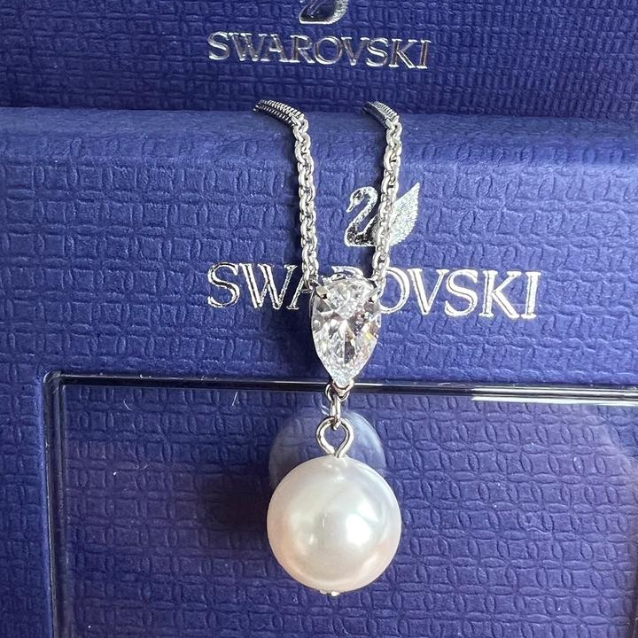 Produktbild Swarovski Kette Treasure Perle 5559409 (Rhodiniert)