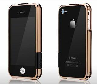 Actual product image more. Colour Gem Lucent for iPhone 4/4S - Gold (Apple iPhone 4)