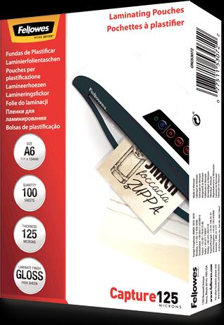 Produktbild Fellowes Capture (A6, 100 Stück, 125 µm)