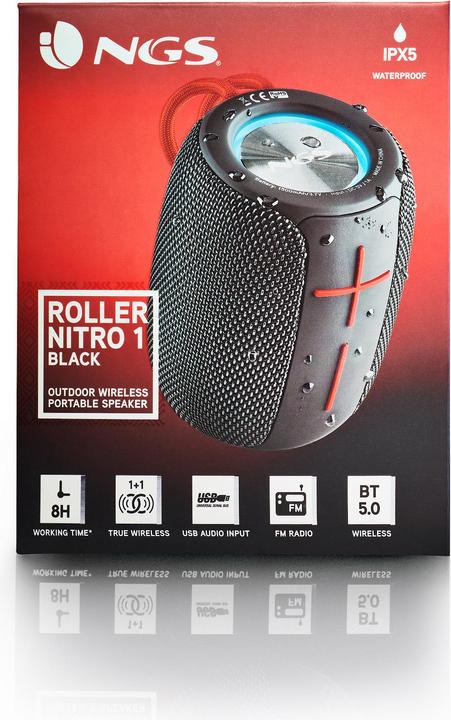 Actual product image NGS Scooter nitro 1 black (8 h, Rechargeable battery operated)