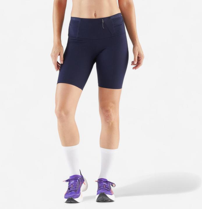 Kiprun Women's Cycling Shorts-Kiprun Run 900 Light-Navy Blue