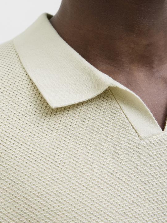 Actual product image Jack & Jones Jprcceaston Knit Split Neck Ss Sn (L)
