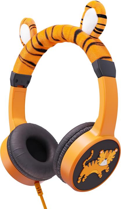 Planet Buddies Casque d'écoute à caractère tigre avec fil