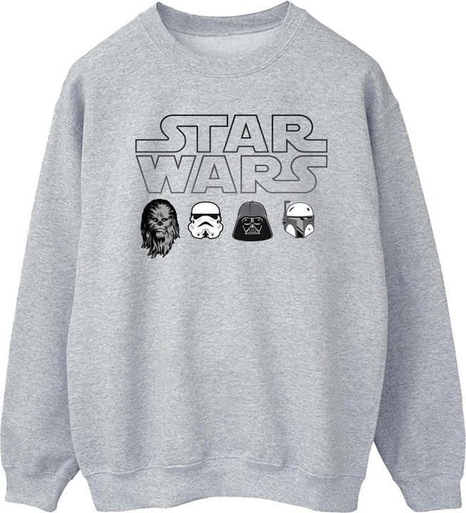 Star Wars Character Heads Sweatshirt (M)