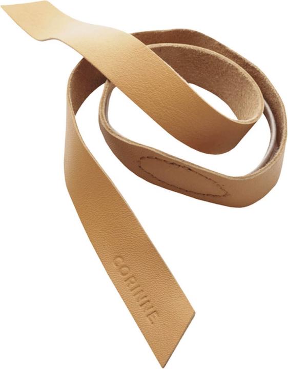 Corinne World - Leather Band Short One Layer Camel (Haargummi)