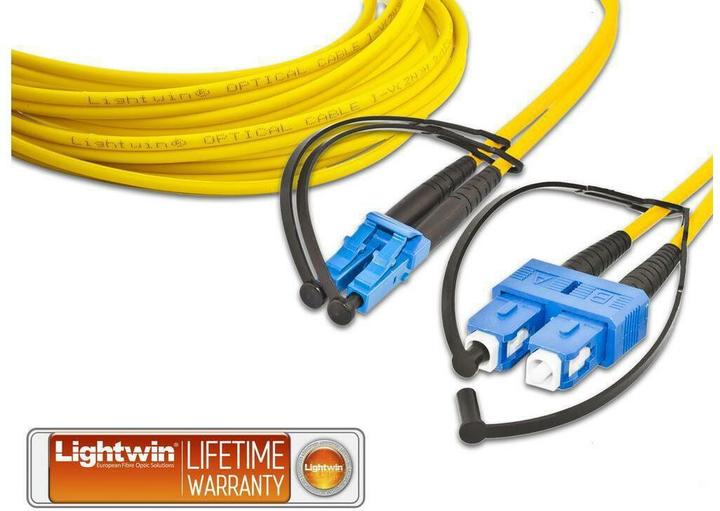 Actual product image Lightwin LWL Duplex Patch Cable (15 m)