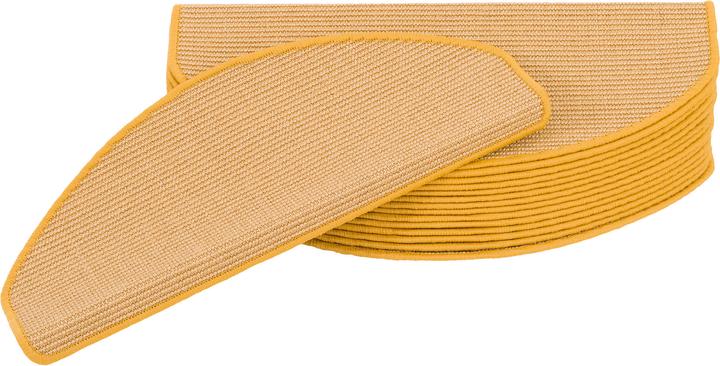 Actual product image Pergamon Natural Sisal Step Mats Set of 15 (18 x 56 cm)