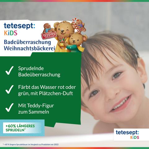 Produktbild Tetesept Kids Badeüberraschung Weihnachtsbäckerei (Badeperlen)