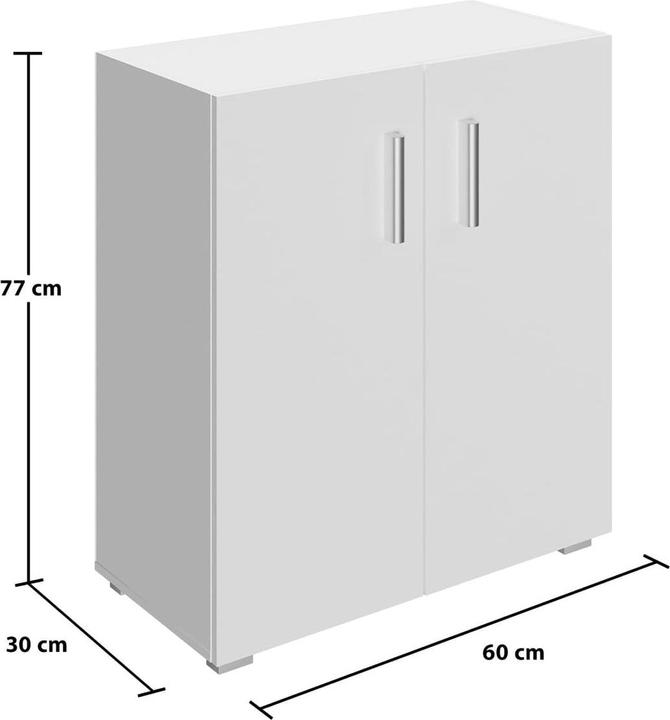 Actual product image Casaria Bookshelf (77 x 60 x 30 cm)