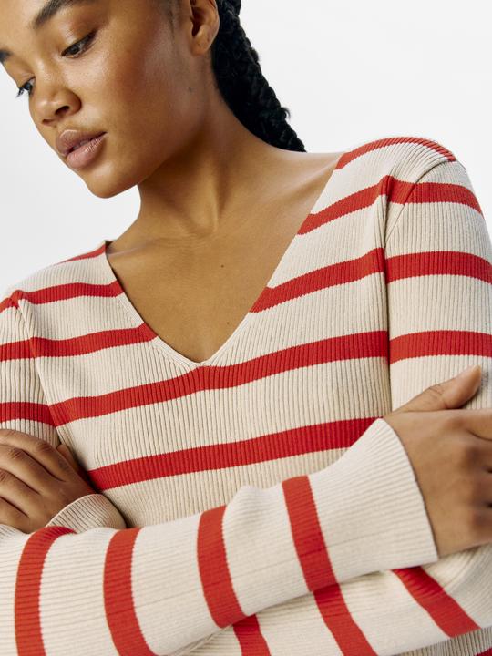 Produktbild Object Gestreiftes Stricktop (L)