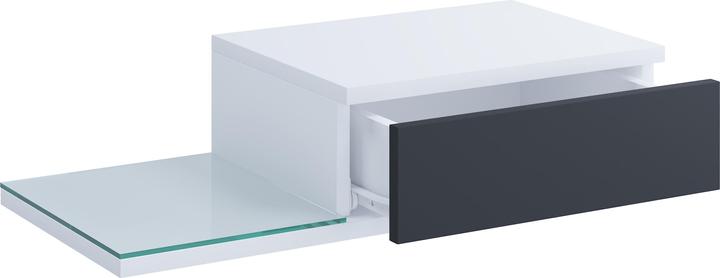 VCM Design Wandschublade Nachttisch KonsilaL (65 x 30 x 15 cm)