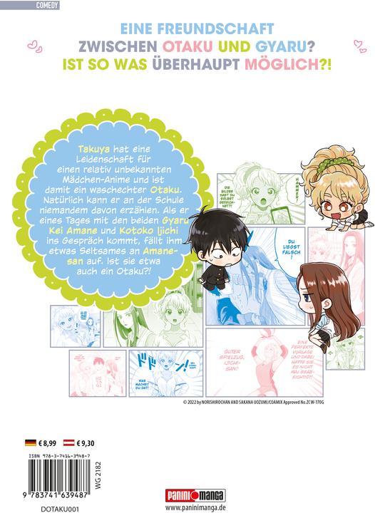 Actual product image Panini Gibt's denn keine Gyaru, die nett zu Otaku sind?! 01 (German, Sakana Uozumi, Norishirochan, Benjamin Rusch, 2024)