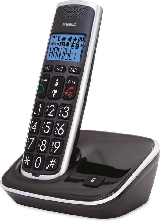 Image du produit Fysic FX-6000 Big Button Dect Telephone - Zwart