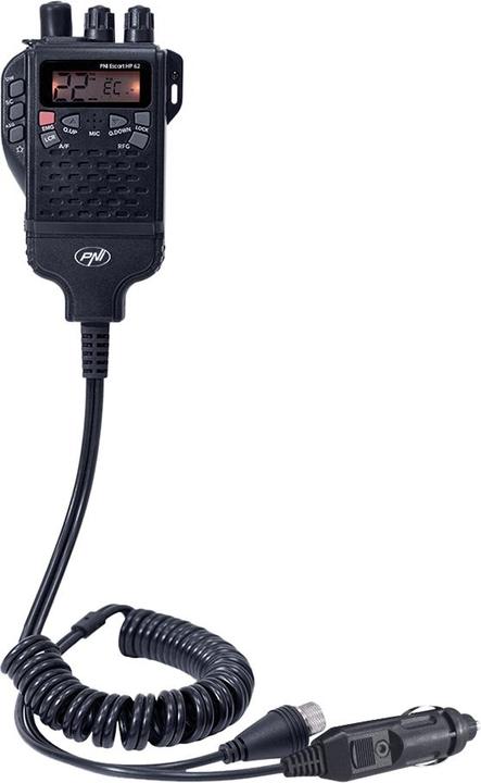 Actual product image PNI Escort HP 62 CB radio package and PB-HP62 accessory package