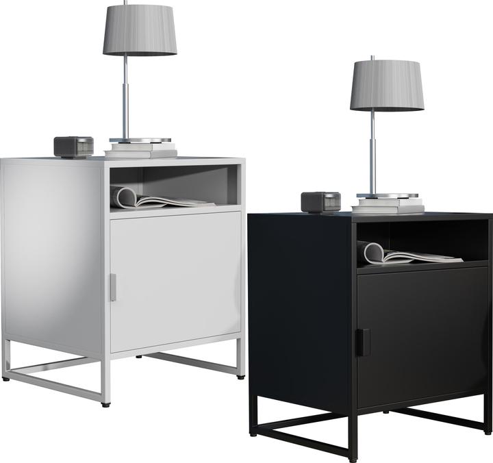 VCM Metall Nachttisch Beistelltisch Flokas L