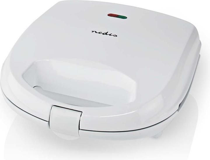 Produktbild Nedis KASM110FWT Sandwichmaker 700 W 20.5 x 12 cm Automatischer Temperaturkontrolle ABS (EU-Stecker)