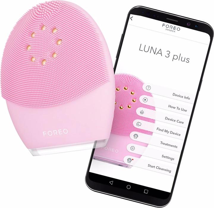 Actual product image Foreo LUNAâ"¢ 3 plus thermal facial cleanser with microcurrent for normal skin Luna