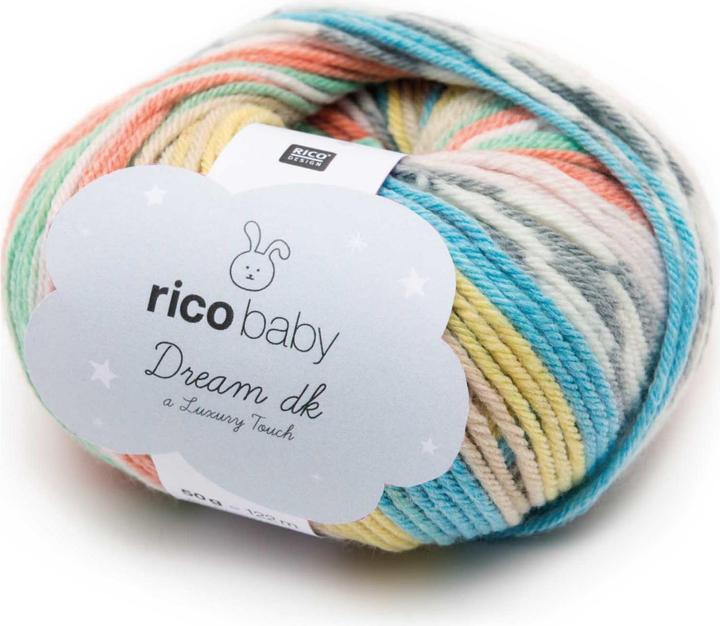 Image du produit Rico Design Laine Baby Dream dk 50 g, Beige Vert (115 m)