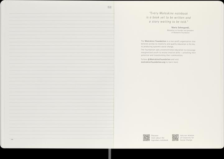 Actual product image Moleskine Smart NB lined XL SC Swrz (19 x 25 cm, Lined, Soft cover)
