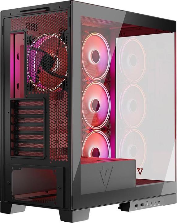 Image du produit Modecom Boîtier informatique Volcano SPACE APEX ARGB MIDI USB 3.0 X 2 CYPE-C (mATX, Mini-ITX)