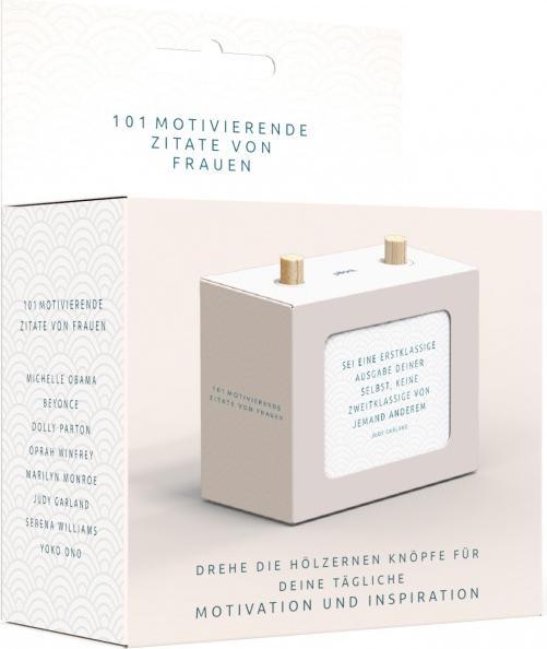 Produktbild Pikkii 101 Zitate inspirierender Frauen - Deutsch (15 x 12 x 6 cm)