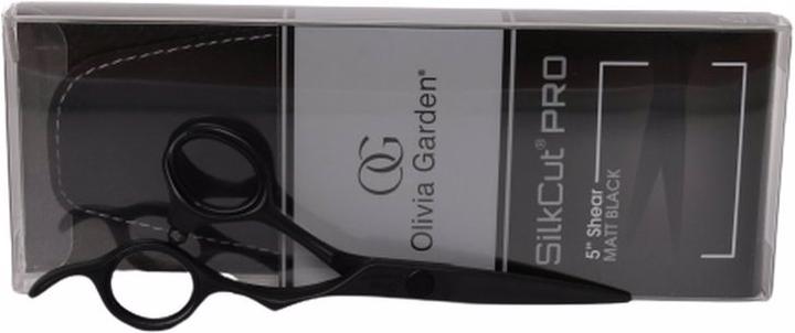 Image du produit Olivia Garden HS SilkCut PRO 5,00" RH Matt Black Ciseaux de coupe de cheveux (12.70 cm)