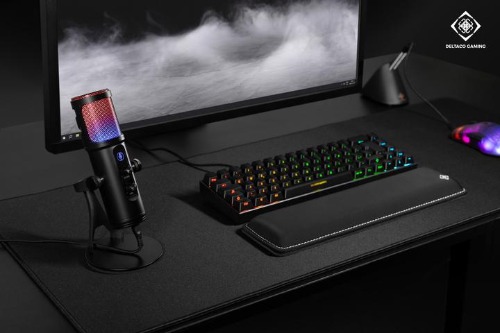 Actual product image Deltaco Gaming RGB Microphone