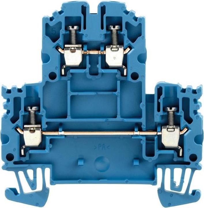 Actual product image Weidmüller Double-tier terminal, Screw WDK 2.5N BL