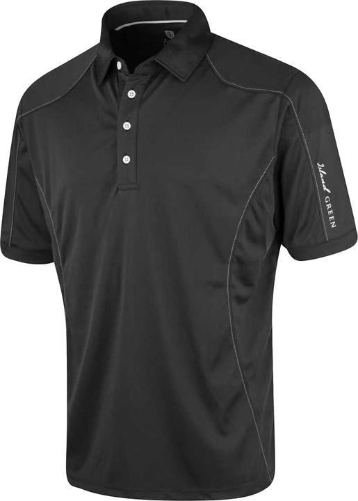Island Green Poloshirt Abgesteppt Emblem