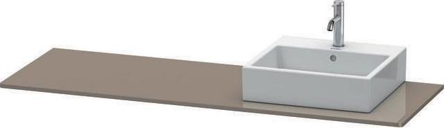 Produktbild Duravit Konsole XSQUARE 16x1600x550mm m Auss li sw hochglanz