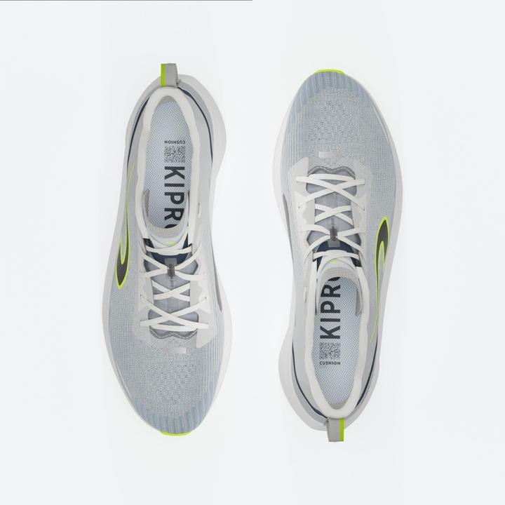Produktbild Kiprun Laufschuhe Herren - Cushion 500 weiss/gelb (45)
