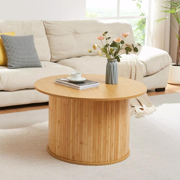 Produktbild En.Casa Couchtisch Ledepid 48xØ80 cm Natur