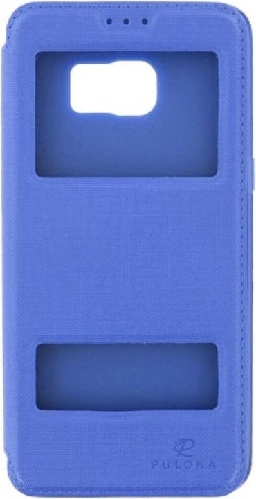 Produktbild Puloka Flip Case Samsung Galaxy S6 Edge Plus - Blue (Samsung Galaxy S6 Edge+)