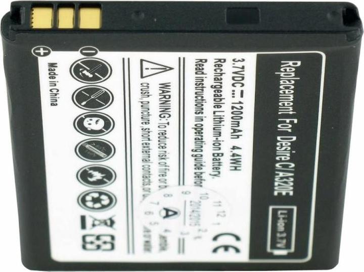 Actual product image HTC Akku Desire C Akku BA S850