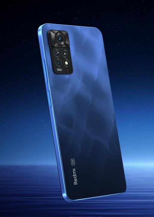 Actual product image Xiaomi Redmi Note 11 Pro 5G (128 GB, Atlantic blue, 6.67", Hybrid Dual SIM, 108 Mpx, 5G)