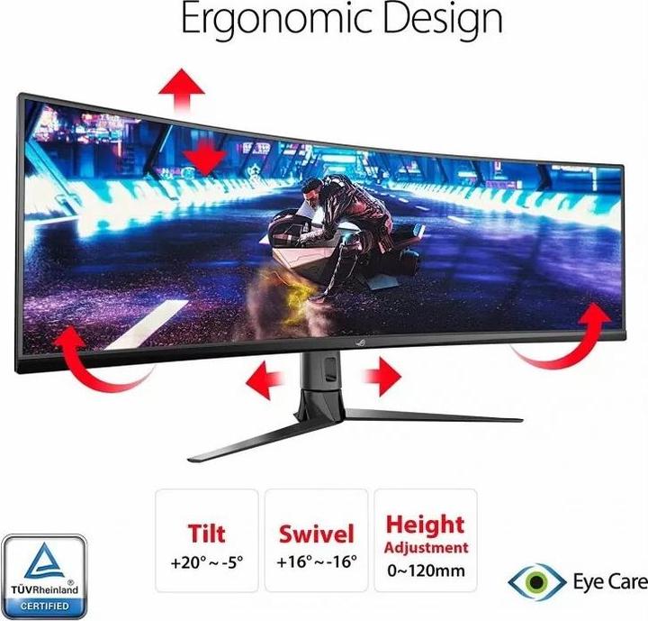 Actual product image ASUS ROG Strix XG49VQ (3840 x 1080 pixels, 49")
