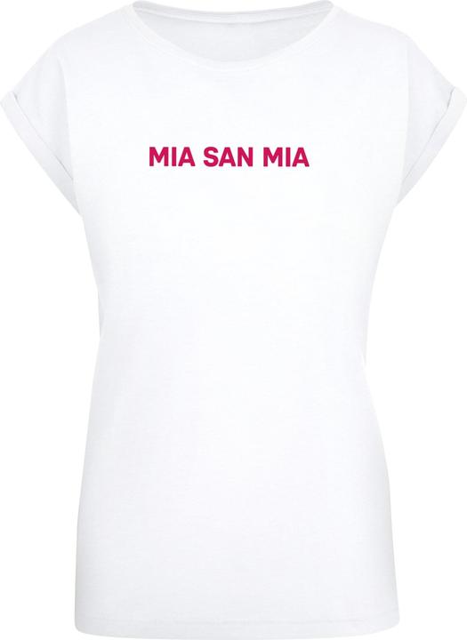 Actual product image FC Bayern München Ladies Mia San Mia Colour Extended Shoulder Tee - 115819 (M)