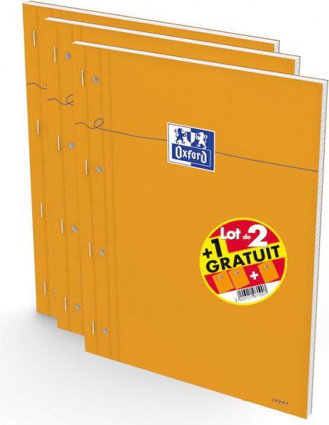 Produktbild Oxford Notizblock, 230 x 297, seyŠs, 80 Blatt, orange (A4, Kein Einband)