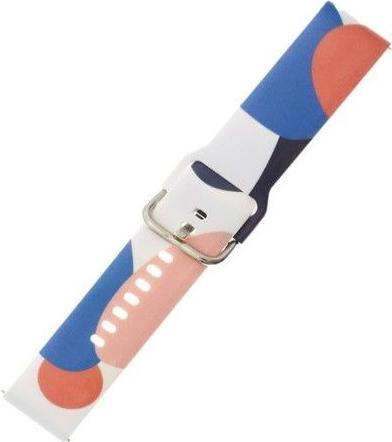 Image du produit iLike Strap Moro Band For Samsung Galaxy Watch 46mm Silicone Strap Watch Bracelet Pattern (46 mm, Silicone)