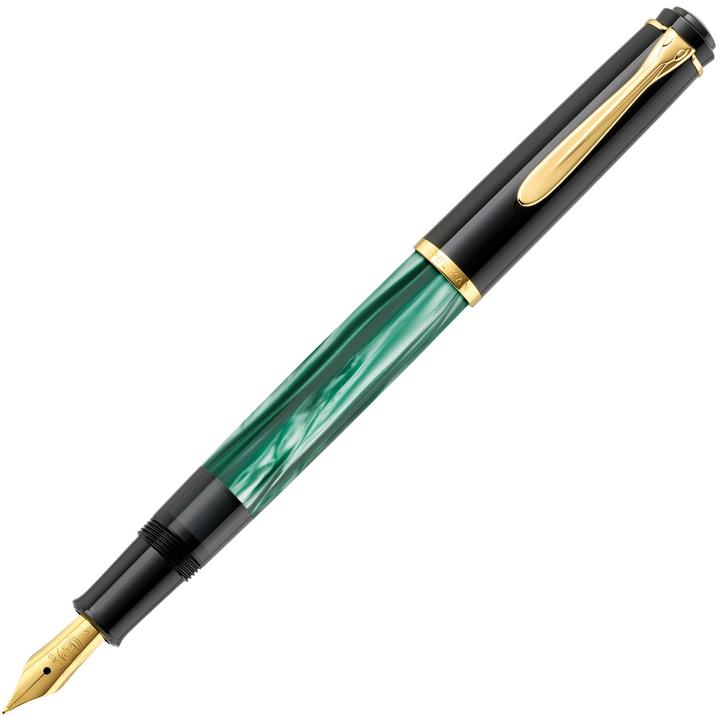 Produktbild Pelikan Füllhalter (Grün, Gold, Schwarz, Marmorfarbe, 1 x)