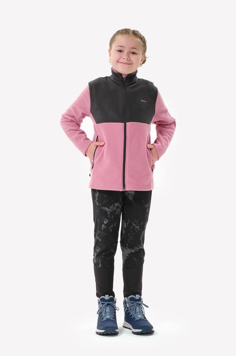 Immagine prodotto Quechua Giacca in pile per bambini taglia 122-170 Hiking - MH500 Zip TW