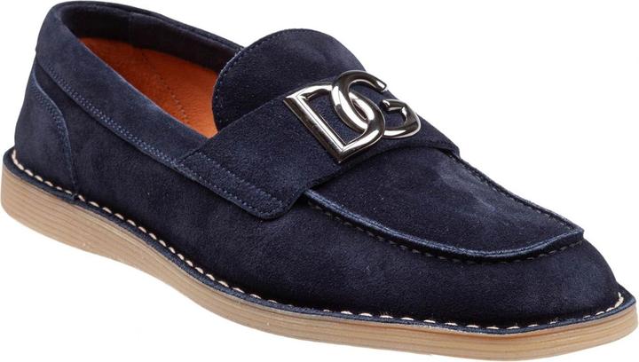 Produktbild Dolce & Gabbana suede moccasin color blue (42)